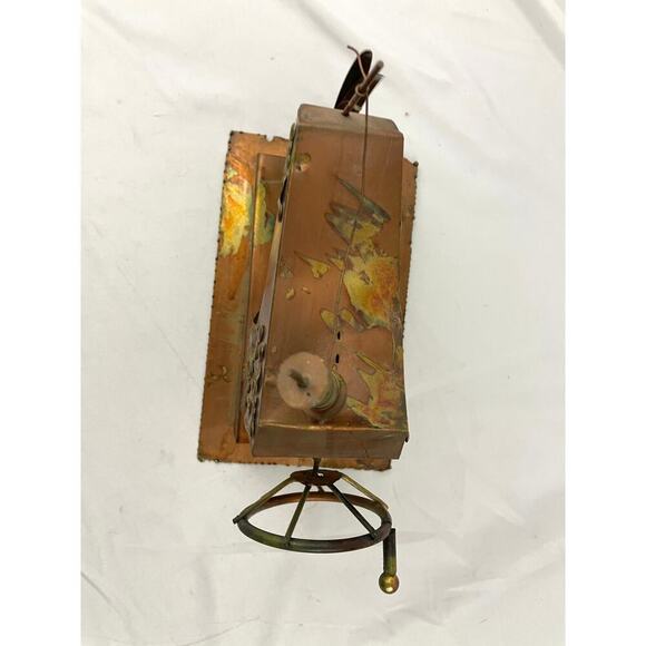 VTG Copper Metal Music Sewing Machine Music Box Made in Hong Kong - Picture 5 of 10